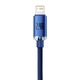 Кабель Baseus Crystal Shine USB - Lightning (M/M), 2.4A, 2 м Blue (CAJY000103)