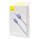 Кабель Baseus Crystal Shine USB - Lightning (M/M), 2.4A, 2 м Purple (CAJY000105)