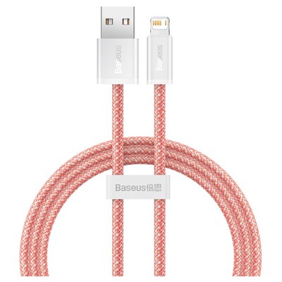 Кабель Baseus Dynamic USB - Lightning (M/M), 2.4A, 1 м Orange (CALD000407)