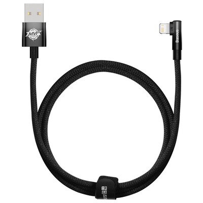 Кабель Baseus MVP 2 USB - Lightning (M/M), 2.4A, 1 м Black (CAVP000001)