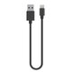 Кабель ColorWay USB - USB Type-C (M/M), 2.4 А, 0.3 м, Black (CW-CBUC059-BK)