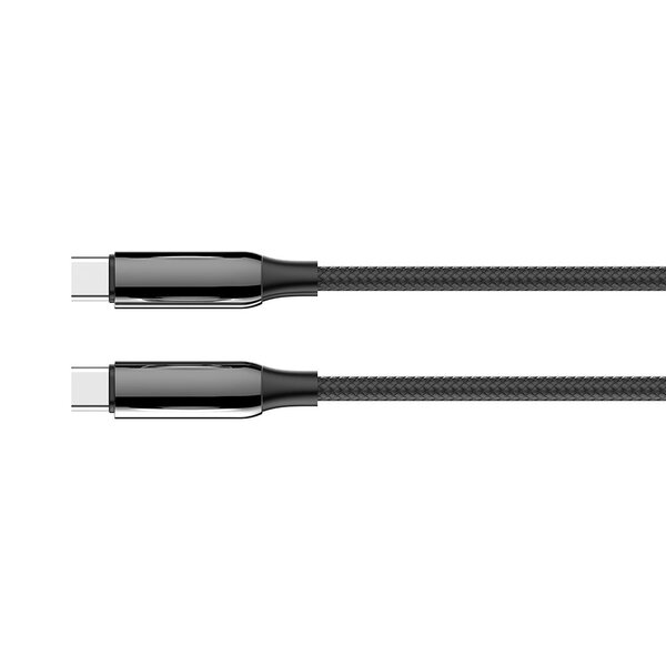 Кабель ColorWay USB Type-C + USB Type-C (M/M), 5.0 А, 2 м, Black (CW-CBPDCC070-BK)