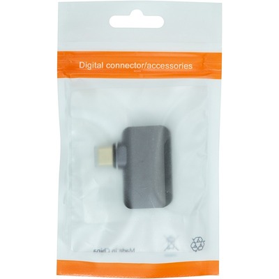 Адаптер PowerPlant USB Type-C - DisplayPort (M/F) Black (CA914265)