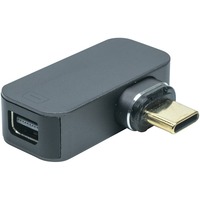 Адаптер PowerPlant USB Type-C - mini DisplayPort (M/F) Black (CA914272)