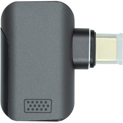 Адаптер PowerPlant USB Type-C - VGA (M/F) Black (CA914289)