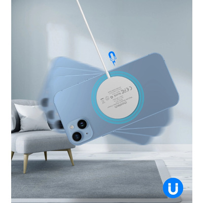 Беспроводное зарядное устройство Choetech T518-F 15W + подставка-держатель