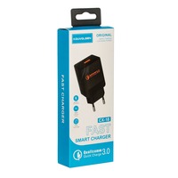 Зарядное устройство Atcom CX-18 (1USB, 3А) QC3.0 Black (20303)