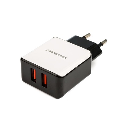 Зарядное устройство Atcom DT-T01 (2USB, 2.4А) White (20101)