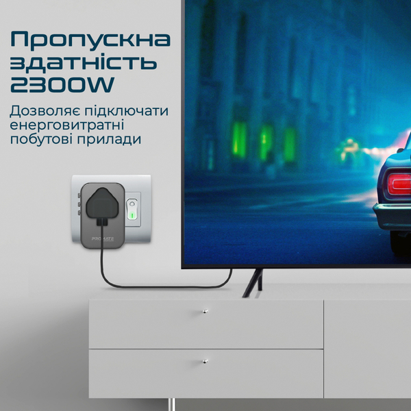 Зарядное устройство Promate TripMate-GaN75 75W Black