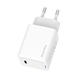 Сетевое зарядное устройство ColorWay GaN Mini 45W PD Port PPS USB-C White (CW-CHS057PD-WT)