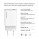 Сетевое зарядное устройство ColorWay GaN Mini 45W PD Port PPS USB-C White (CW-CHS057PD-WT)