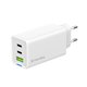 Сетевое зарядное устройство ColorWay GaN Mini 65W PD Port PPS USB (USB-2C1A) White (CW-CHS058PD-WT)