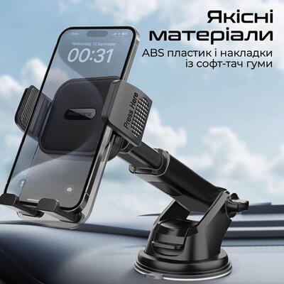 Держатель автомобильный Promate TransHold Black