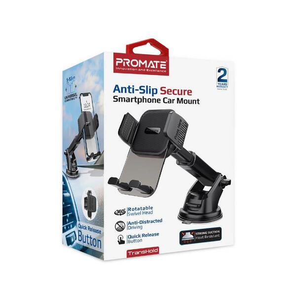 Держатель автомобильный Promate TransHold Black