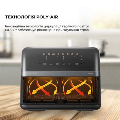 Мультипечь Mova FD20 Pro Black (AF-5518ATB)