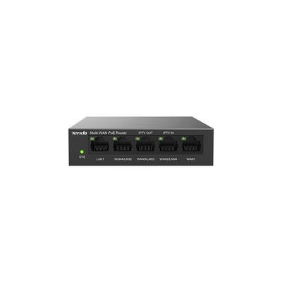 Маршрутизатор Tenda G0-5G-PoE (3xGE WAN/LAN, 1xGE WAN, 1xGE LAN, Multi-WAN, Dual WAN, max PoE 55W, steel case)