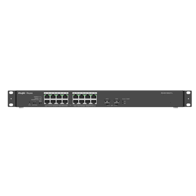 Коммутатор Ruijie Reyee RG-ES118GS-P-L (16xGE PoE+, 2xSFP Uplink, max PoE 247W, Rack-mountable Steel Case)