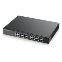 Коммутатор ZYXEL GS1900-24EP (GS1900-24EP-EU0101F) (12xGE PoE, 12хGE, max POE 130W, WebSmart)