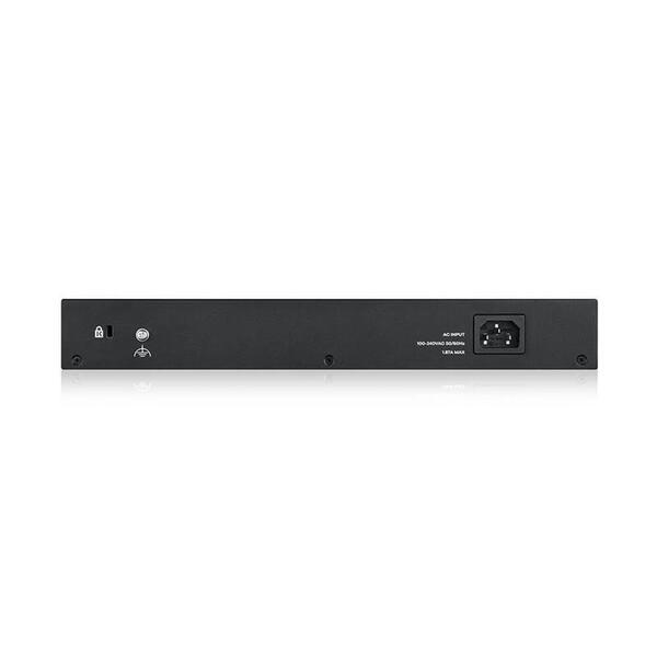 Коммутатор ZYXEL GS1900-24EP (GS1900-24EP-EU0101F) (12xGE PoE, 12хGE, max POE 130W, WebSmart)