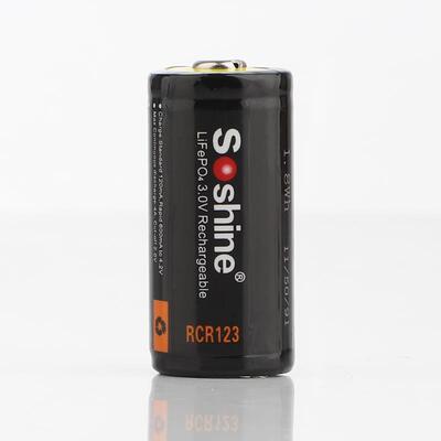 Аккумулятор Soshine CR123A/16340 600mAh 1шт
