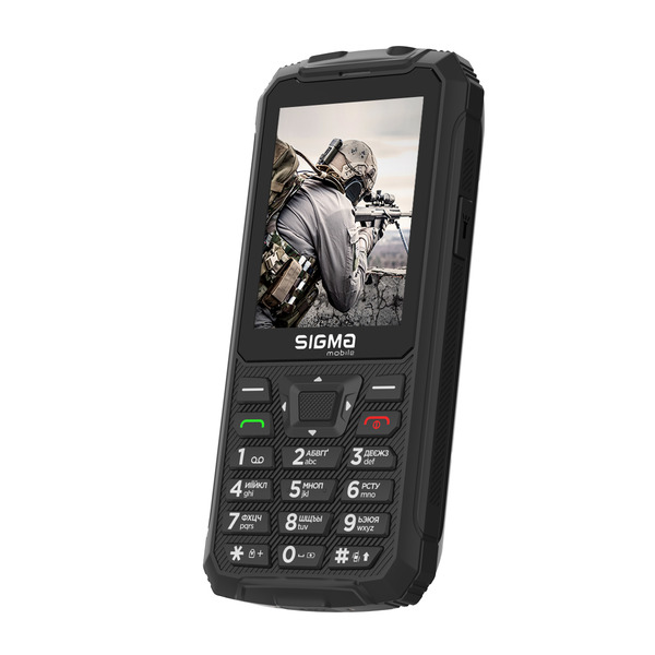 Мобільний телефон Sigma mobile X-treme PR68 Type-C Black (4827798122419)