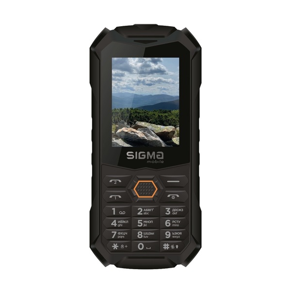 Мобільний телефон Sigma mobile X-treme PV68 Black-orange