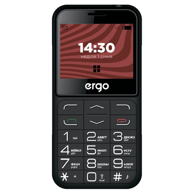 Мобільний телефон ERGO R231 Black