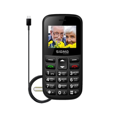 Мобільний телефон  Sigma mobile Comfort 50 CF115 EASY Black