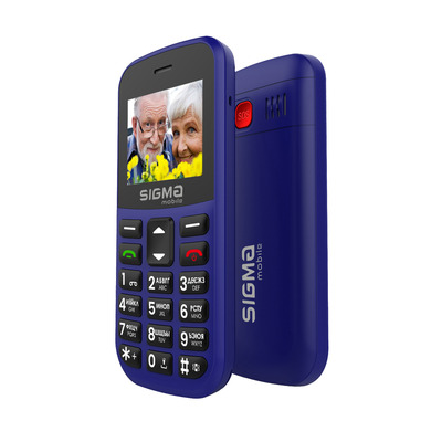 Мобільний телефон (бабусефон) Sigma mobile Comfort 50 CF115 EASY Blue