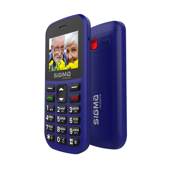 Мобільний телефон (бабусефон) Sigma mobile Comfort 50 CF115 EASY Blue