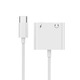 Адаптер Cablexpert USB Type-C - 3.5 мм/USB Type-C (M/F), 0.1 м, White (A-CM-3.5FP-01)