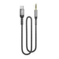 Аудио-кабель SkyDolphin SR29 3.5 мм - USB Type-C (M/M), 1 м, Black (SDAUX-000076)