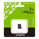 Карта памяти MicroSDXC 1TB UHS-I Class 10 Kingston Canvas Select Plus R150MB/s (SDCS3/1TBSP)