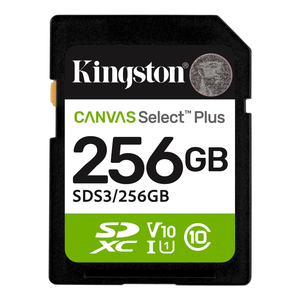 Карта памяти SDXC 256GB UHS-I Class 10 Kingston Canvas Select Plus R150MB/s (SDS3/256GB)