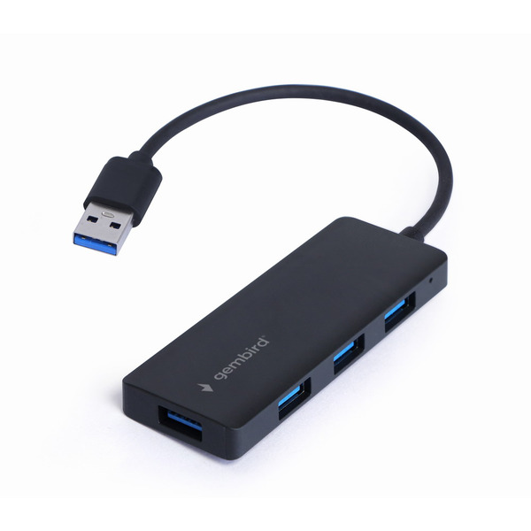 USB-хаб Gembird 4 ports Black (UHB-U3P4-03)