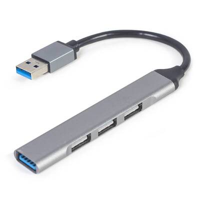 USB-хаб Gembird 4 ports Grey (UHB-U3P1U2P3-02)