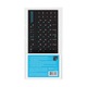 Наклейки на клавиатуру ColorWaу непрозрачная черная, бело-синяя (CW-BWBL)