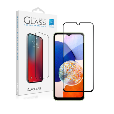 Защитное стекло ACCLAB Full Glue для Samsung Galaxy A14 SM-A145 Black (1283126559747)