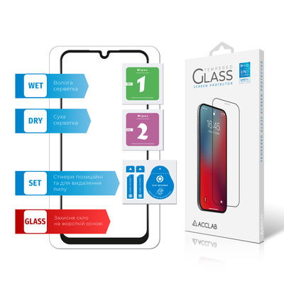 Защитное стекло ACCLAB Full Glue для Samsung Galaxy A25 SM-A256 5G Black (1283126573965)