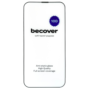 Защитное стекло BeCover для Apple iPhone 13 Pro Max 10D Black (711515)
