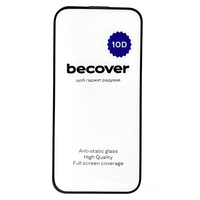 Защитное стекло BeCover для Apple iPhone 15 10D Black (711329)