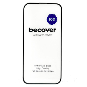 Защитное стекло BeCover для Apple iPhone 15 Plus 10D Black (711330)