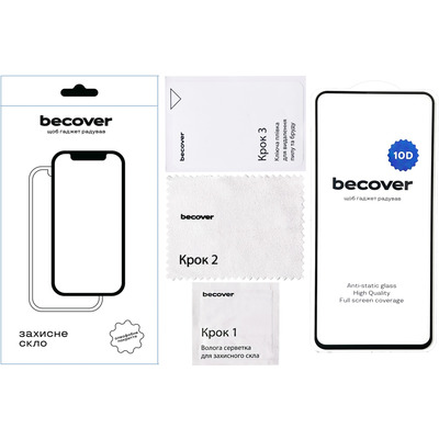 Защитное стекло BeCover для Google Pixel 6 10D Black (711866)