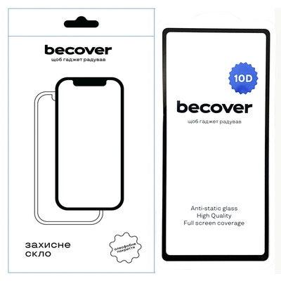 Защитное стекло BeCover для Google Pixel 7a 10D Black (711490)
