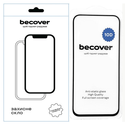 Защитное стекло BeCover для Google Pixel 8a 10D Black (711491)