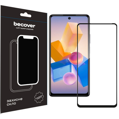 Защитное стекло BeCover для Infinix Hot 40 Pro (X6837) Black (711149)