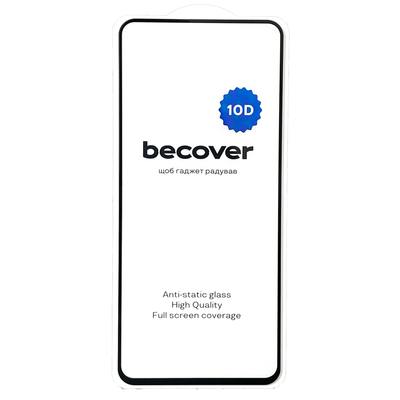 Защитное стекло BeCover для Infinix Hot 40i (X6528B) 10D Black (711813)