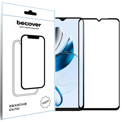 Защитное стекло BeCover для Oscal Tiger 10 Black (711578)