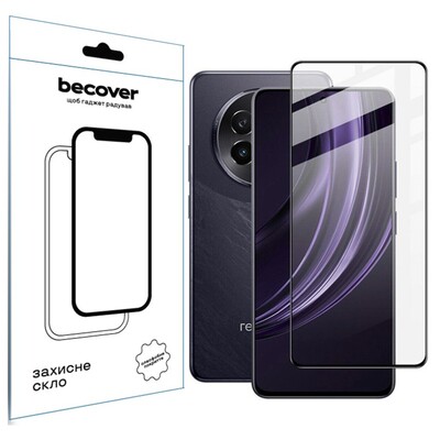 Защитное стекло BeCover для Realme 13+ 5G Black (712502)
