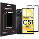 Защитное стекло BeCover для Realme C51 Black (710301)